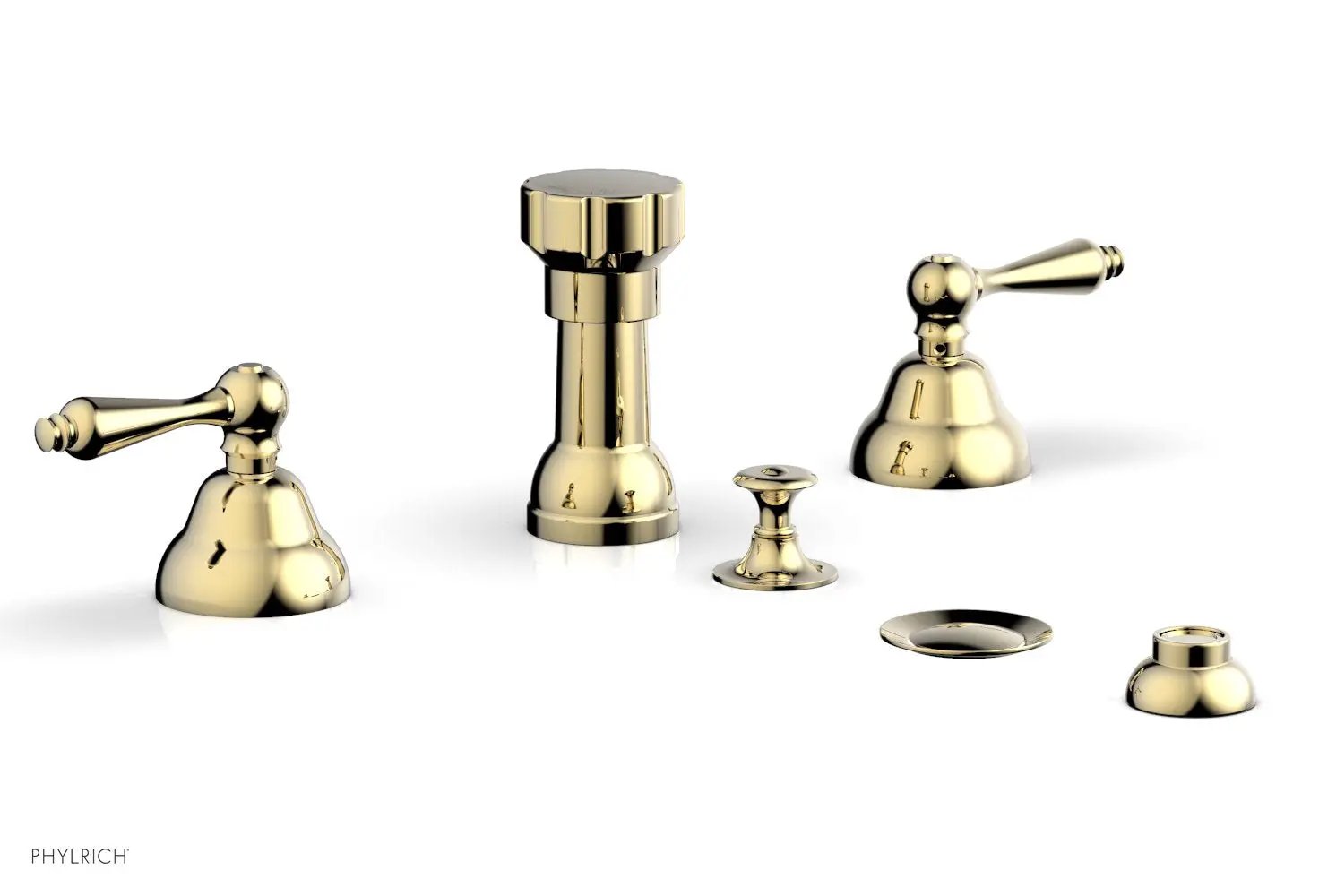 Phylrich REVERE & SAVANNAH Four Hole Bidet Set by Phylrich
