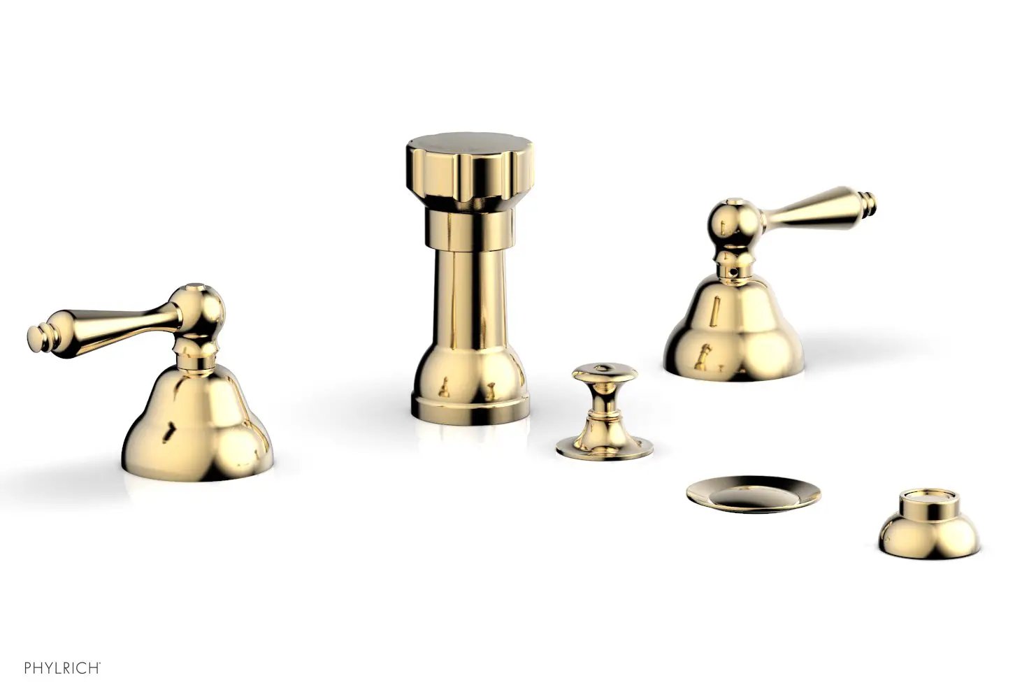 Phylrich REVERE & SAVANNAH Four Hole Bidet Set by Phylrich