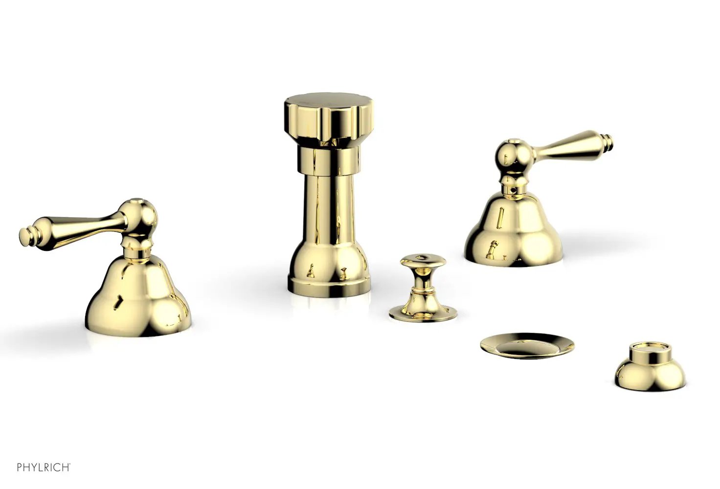 Phylrich REVERE & SAVANNAH Four Hole Bidet Set by Phylrich