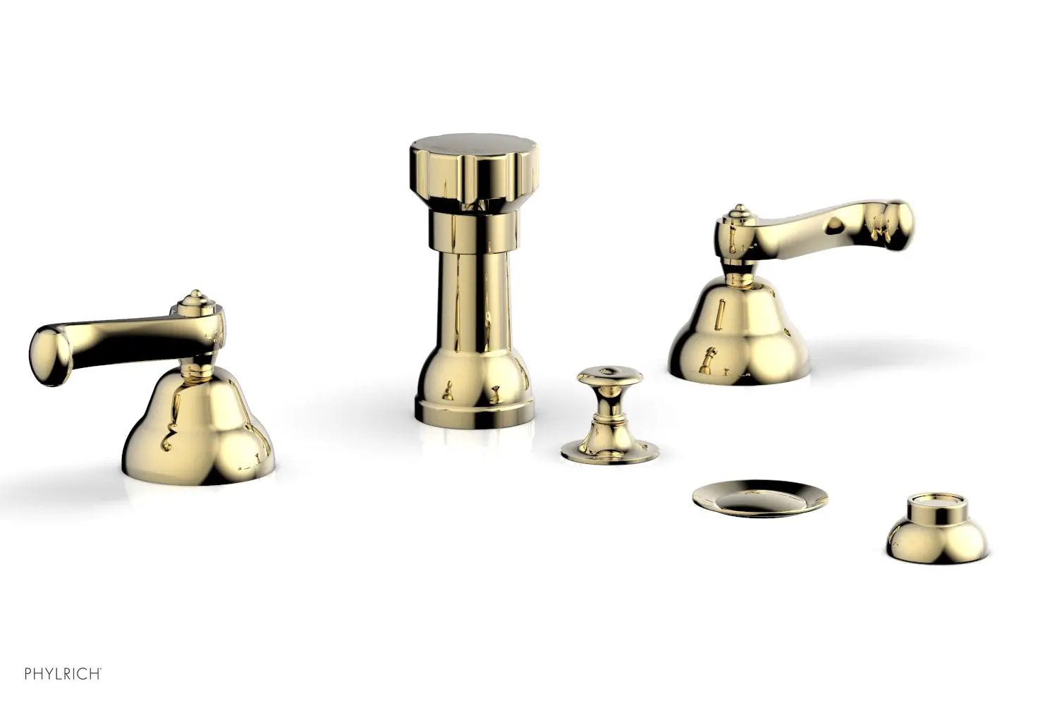 Phylrich REVERE & SAVANNAH Four Hole Bidet Set by Phylrich