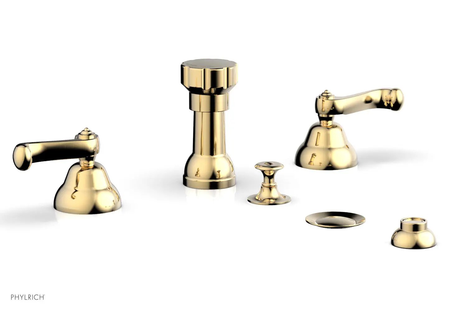 Phylrich REVERE & SAVANNAH Four Hole Bidet Set by Phylrich