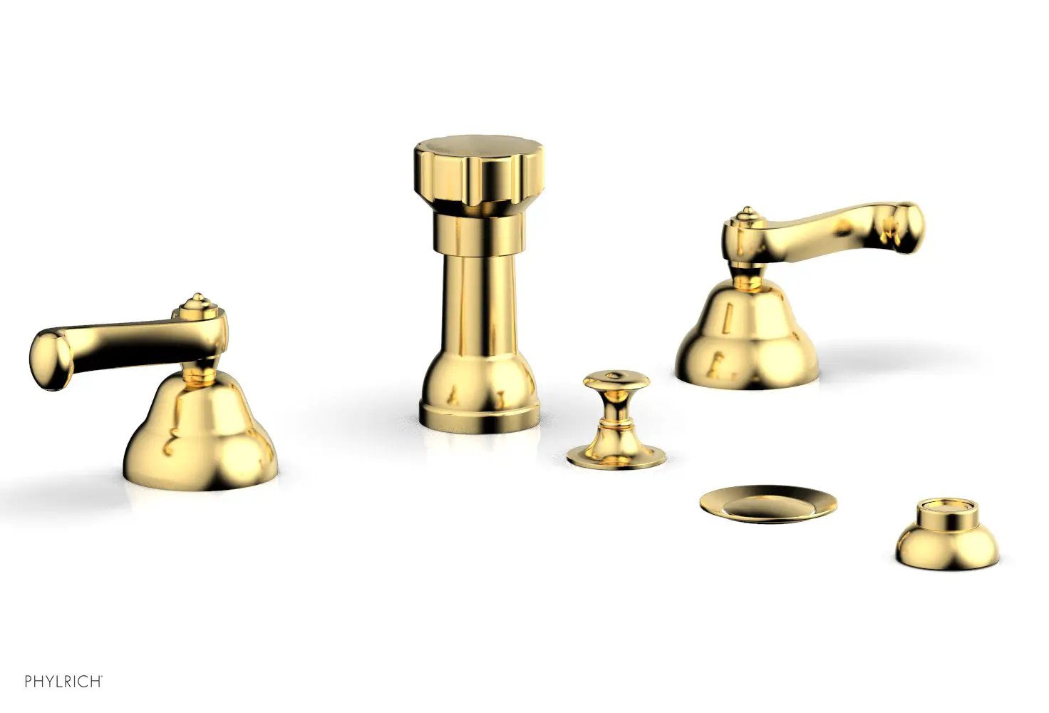 Phylrich REVERE & SAVANNAH Four Hole Bidet Set by Phylrich