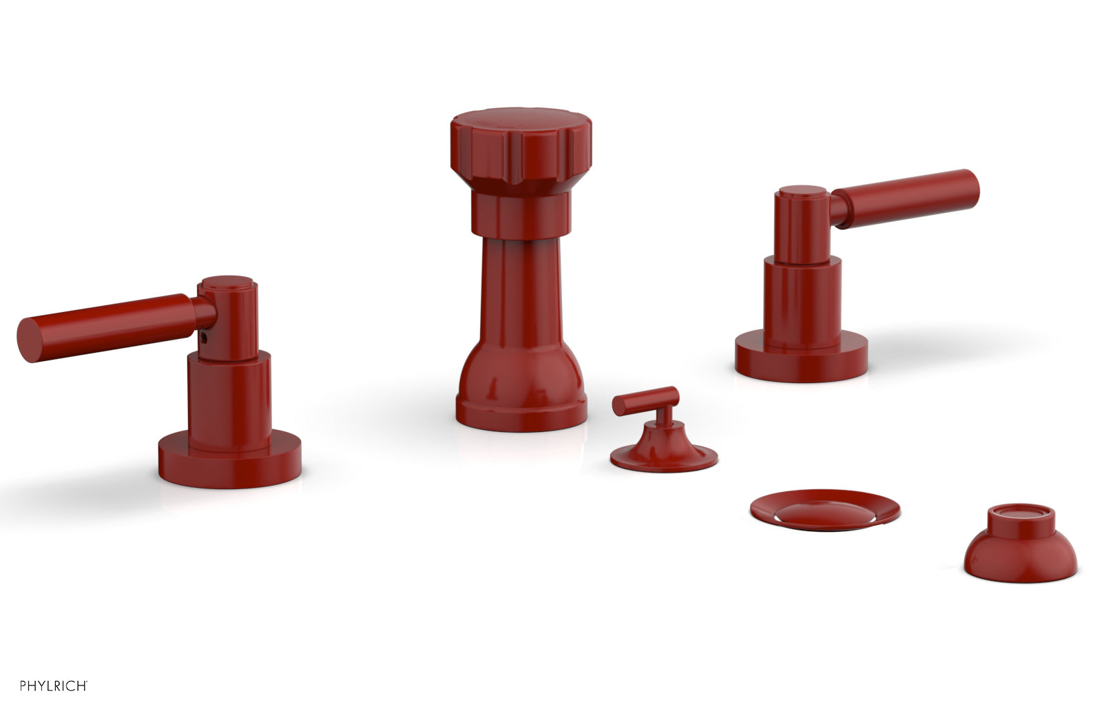 Phylrich BASIC Four Hole Bidet Set - Lever Handles