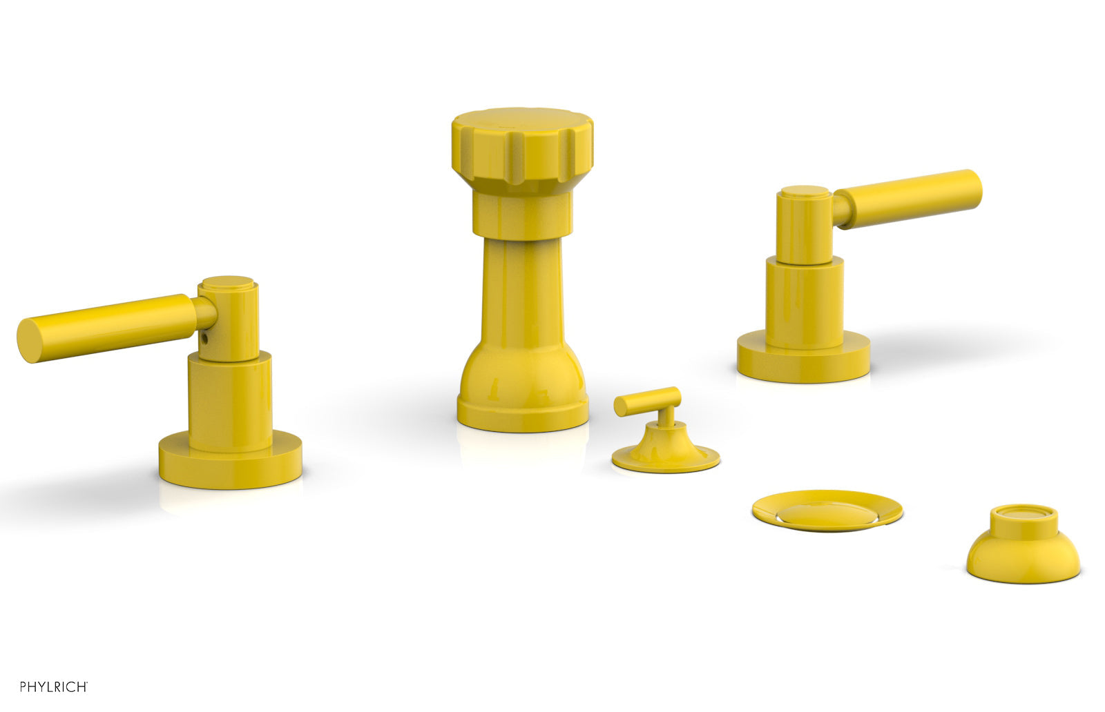 Phylrich BASIC Four Hole Bidet Set - Lever Handles