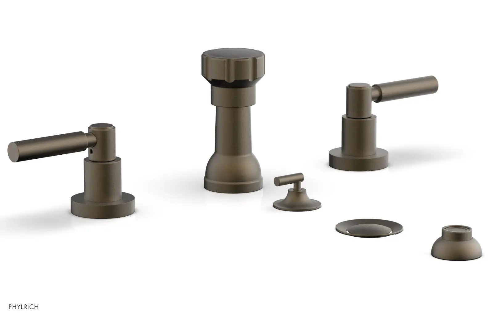 Phylrich BASIC Four Hole Bidet Set - Lever Handles by Phylrich