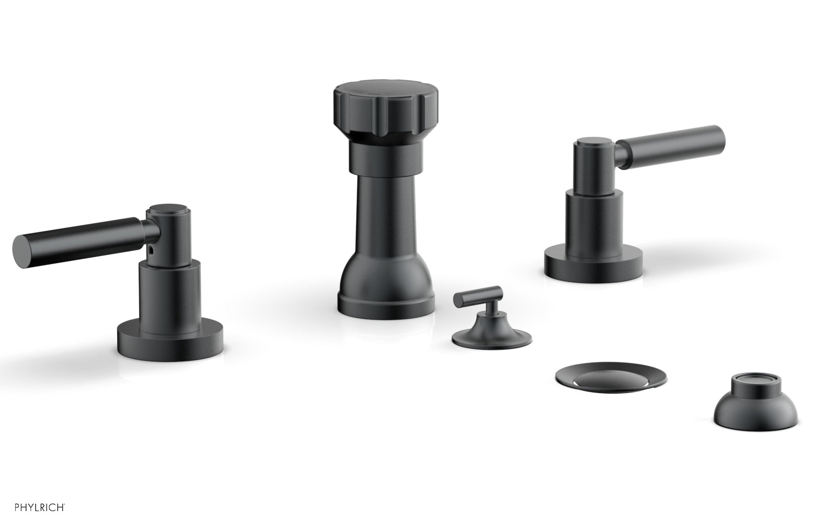 Phylrich BASIC Four Hole Bidet Set - Lever Handles