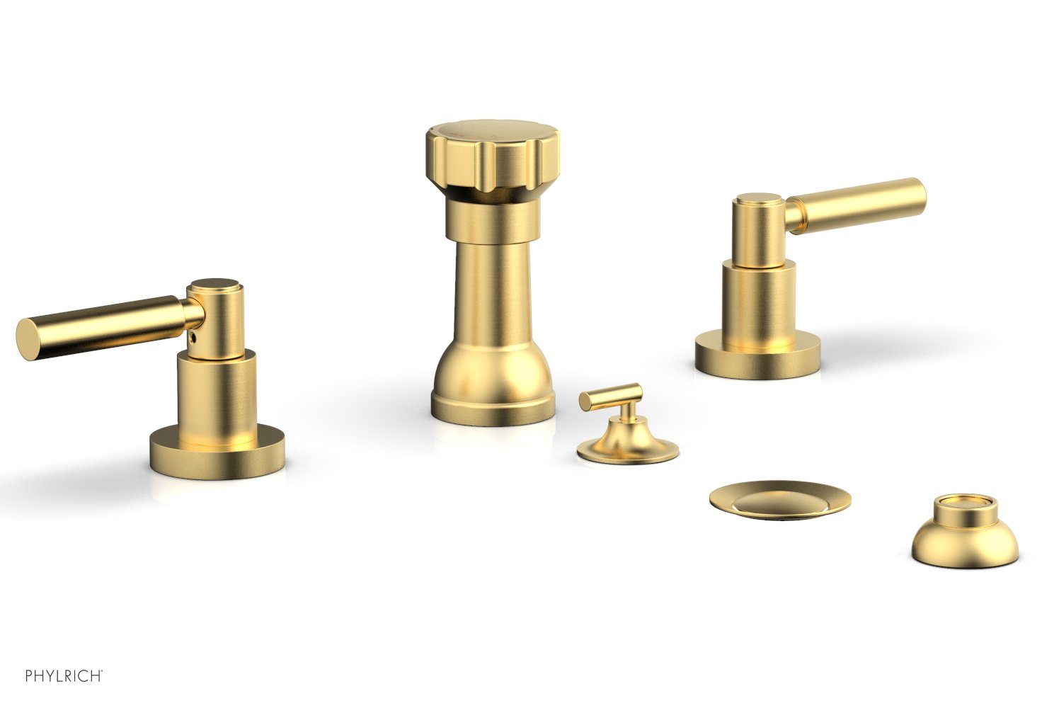 Phylrich BASIC Four Hole Bidet Set - Lever Handles