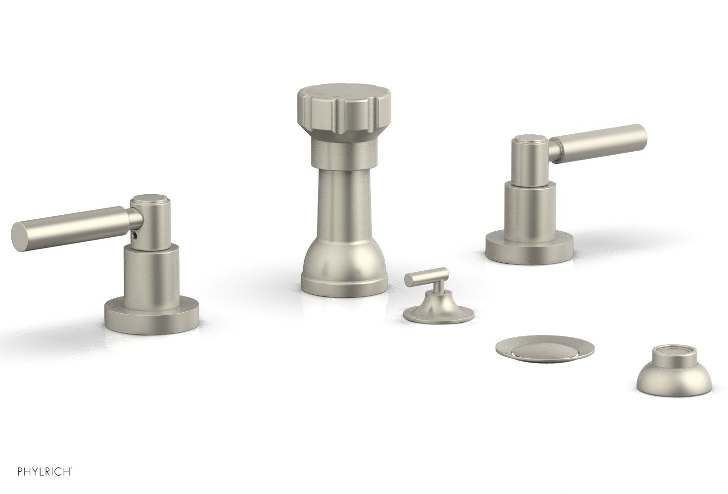 Phylrich BASIC Four Hole Bidet Set - Lever Handles