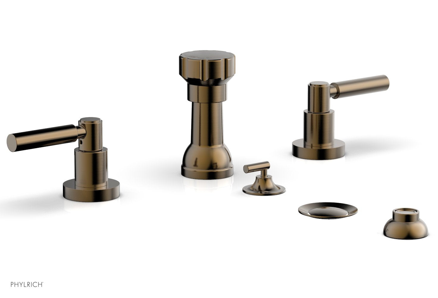 Phylrich BASIC Four Hole Bidet Set - Lever Handles