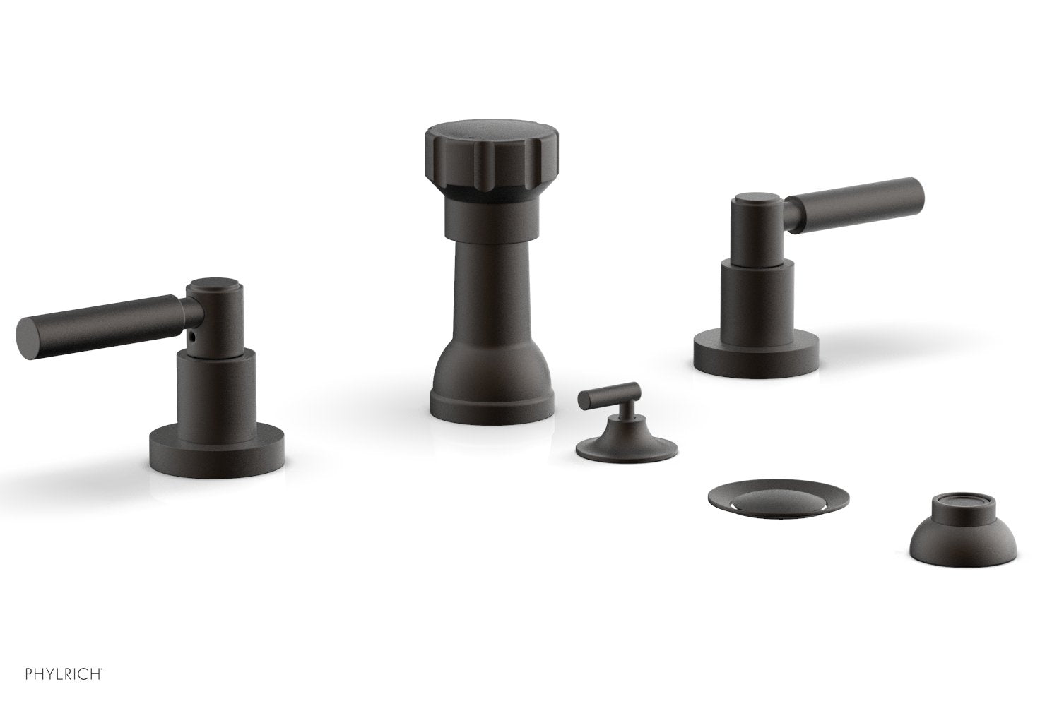 Phylrich BASIC Four Hole Bidet Set - Lever Handles