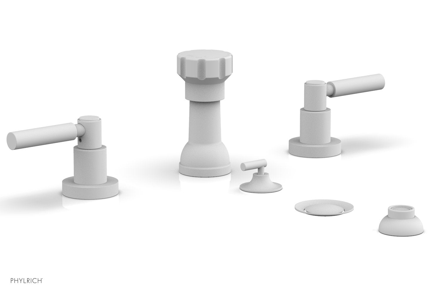 Phylrich BASIC Four Hole Bidet Set - Lever Handles