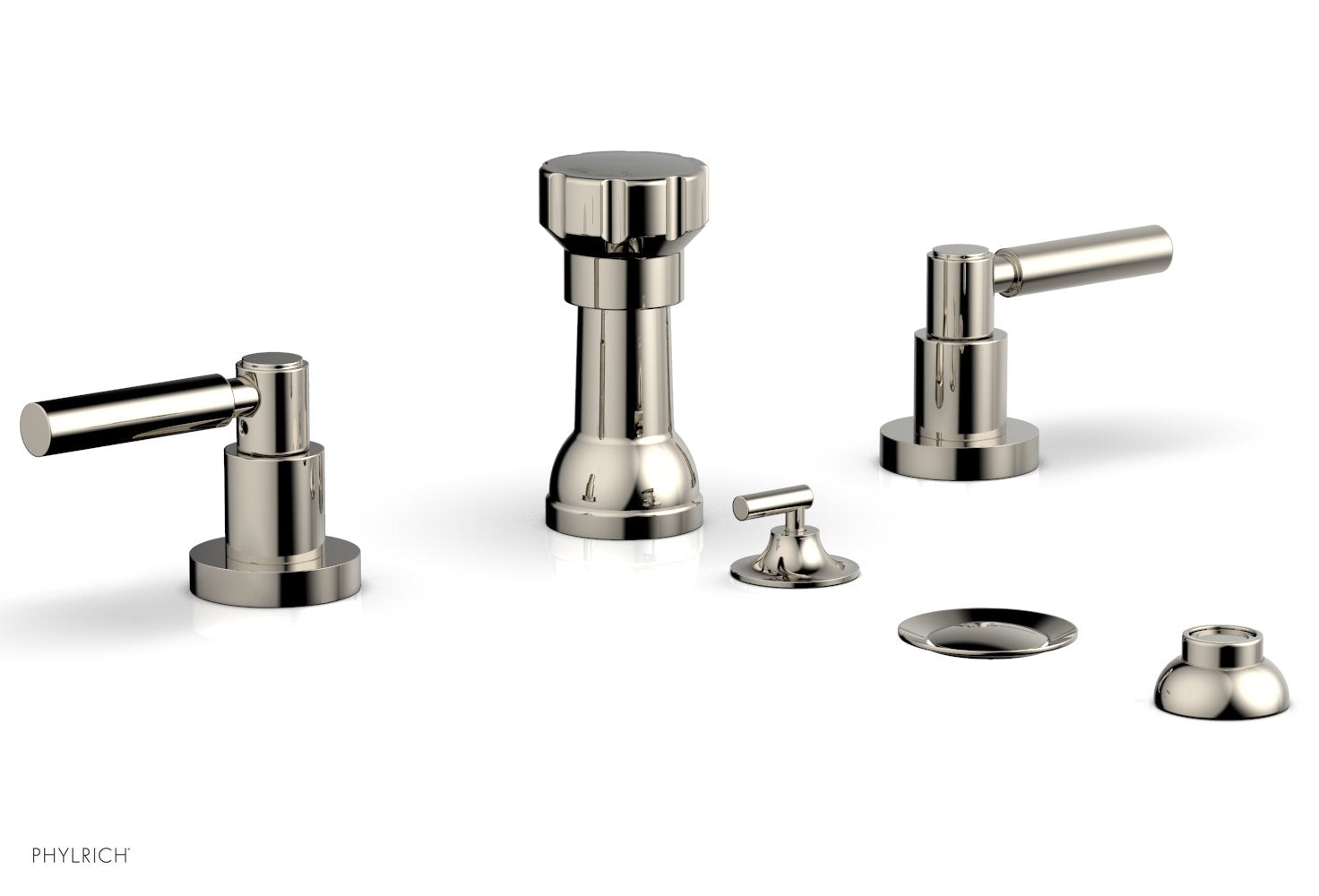 Phylrich BASIC Four Hole Bidet Set - Lever Handles