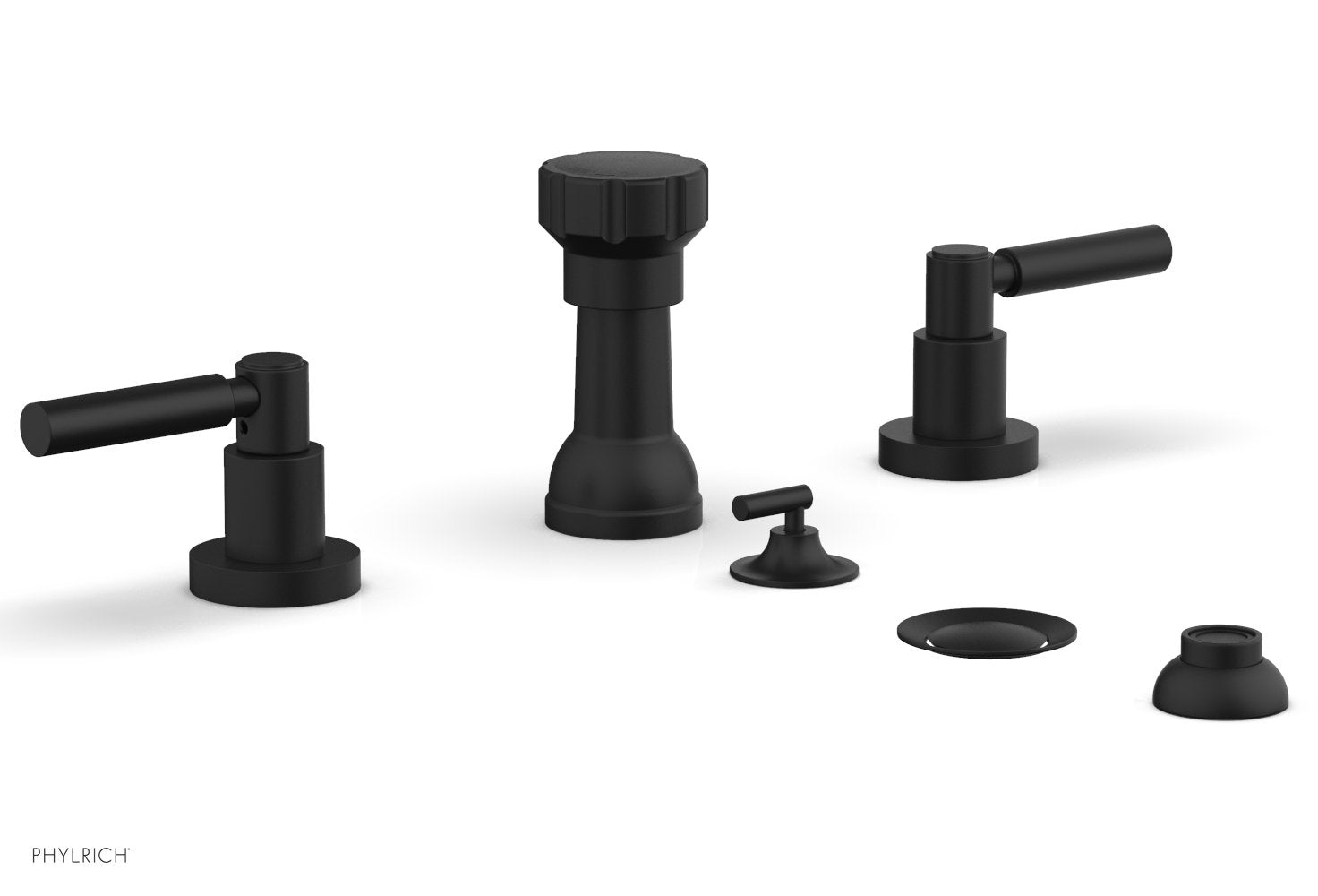 Phylrich BASIC Four Hole Bidet Set - Lever Handles