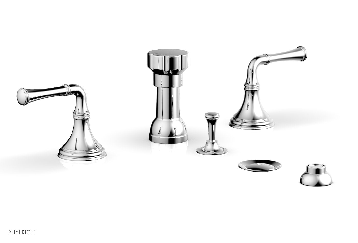 polished chrome bidet set