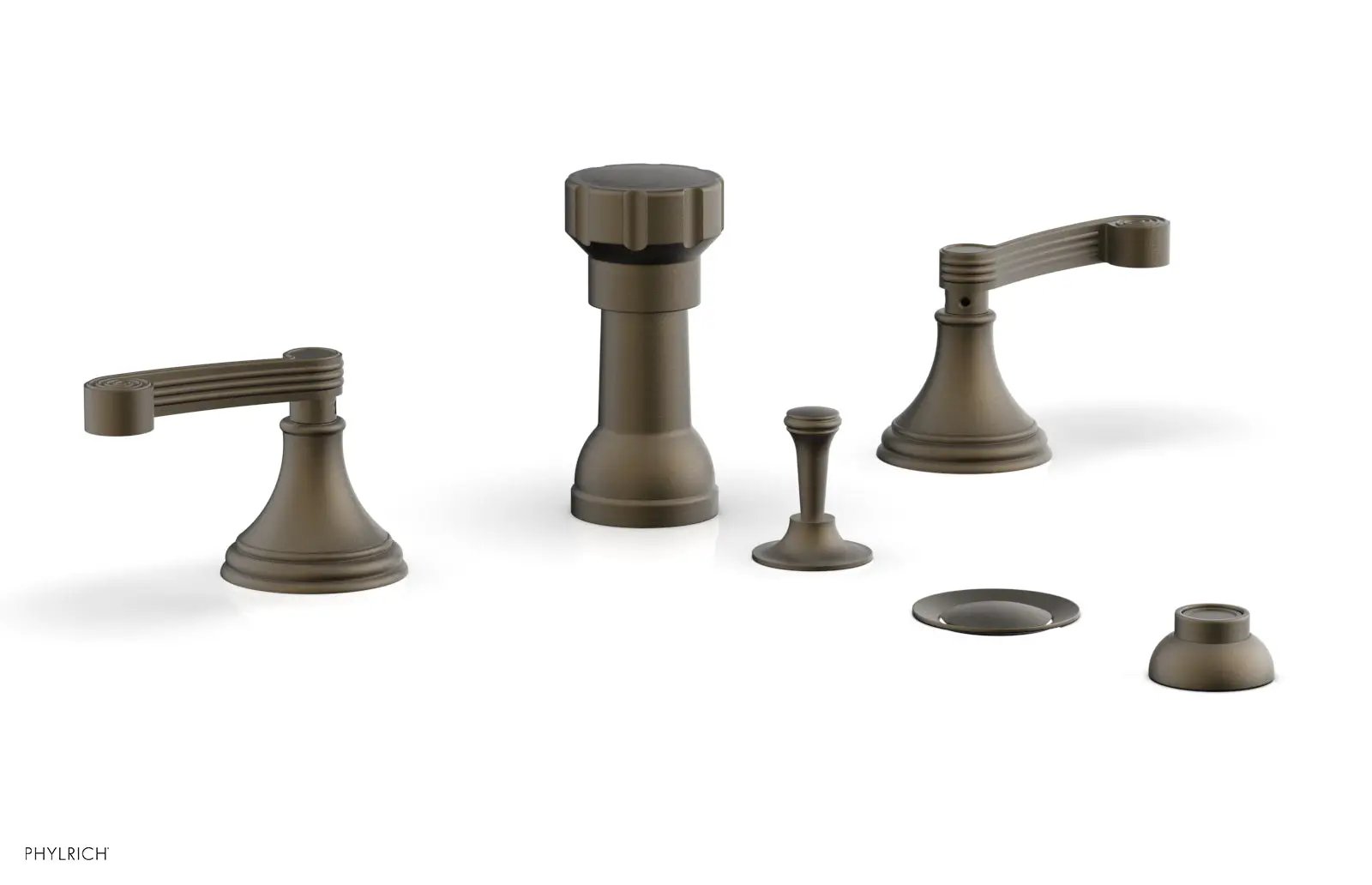 Phylrich 3RING Four Hole Bidet Set by Phylrich