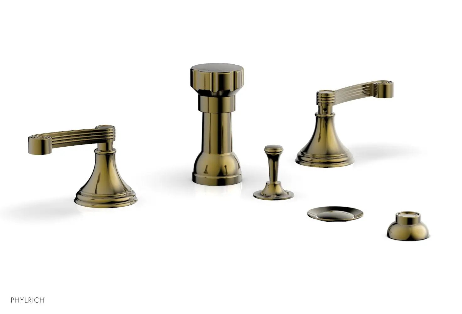 Phylrich 3RING Four Hole Bidet Set by Phylrich