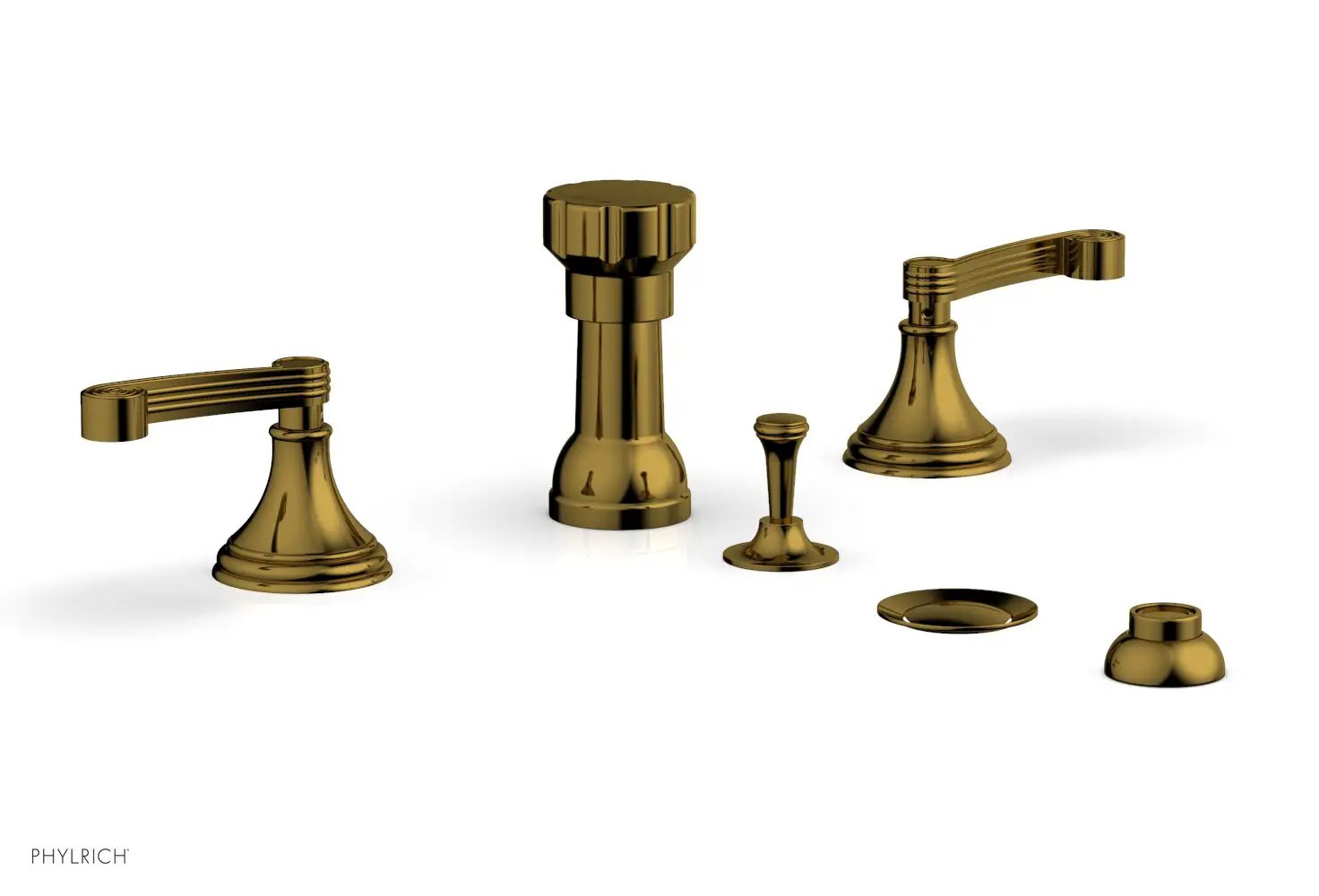 Phylrich 3RING Four Hole Bidet Set by Phylrich