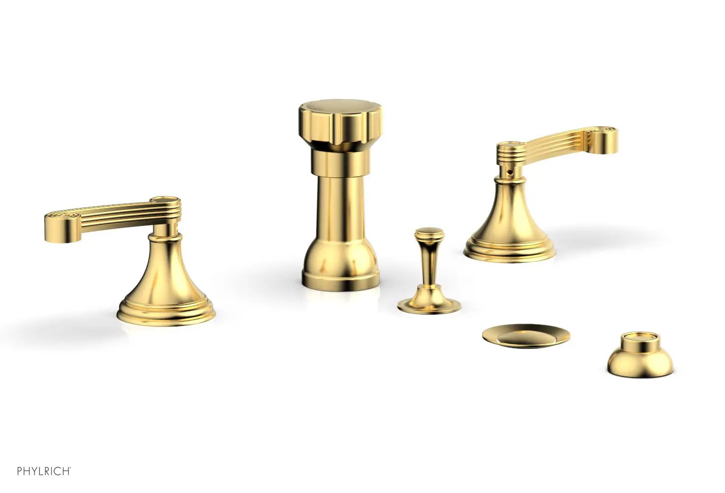 Phylrich 3RING Four Hole Bidet Set by Phylrich