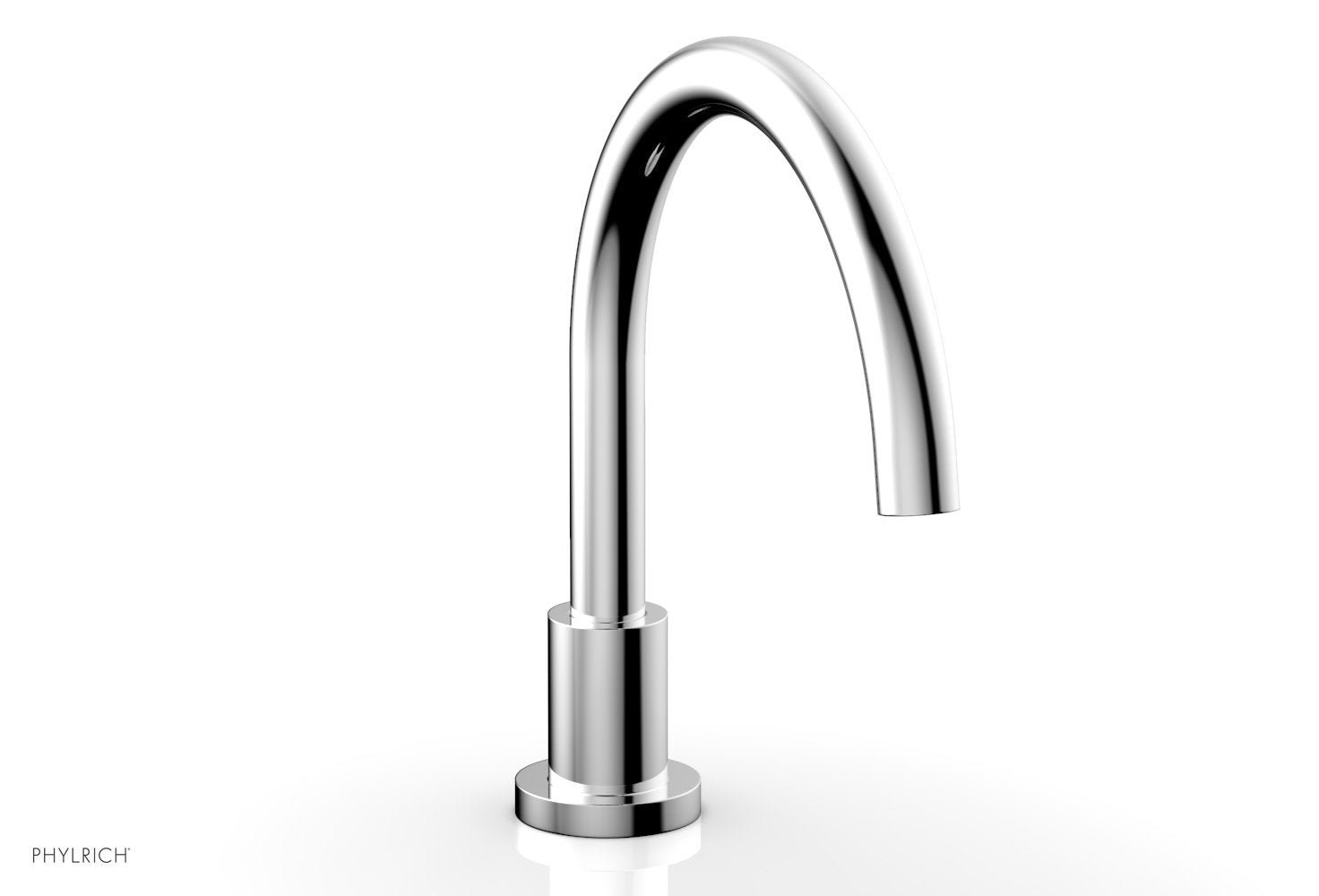 polished chrome spout