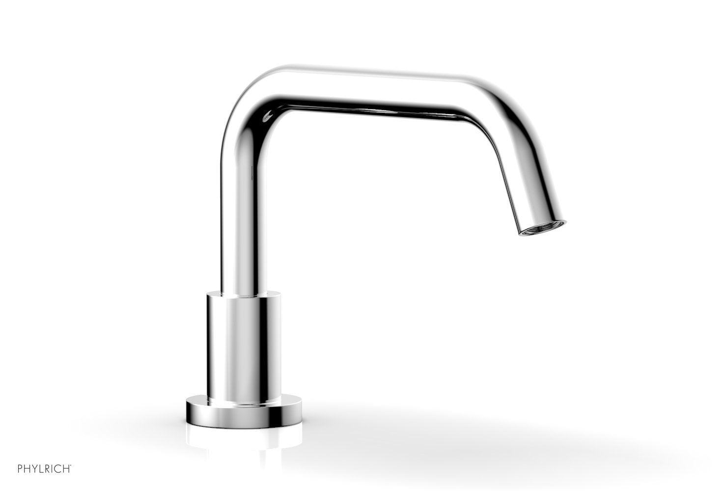 polished chrome spout