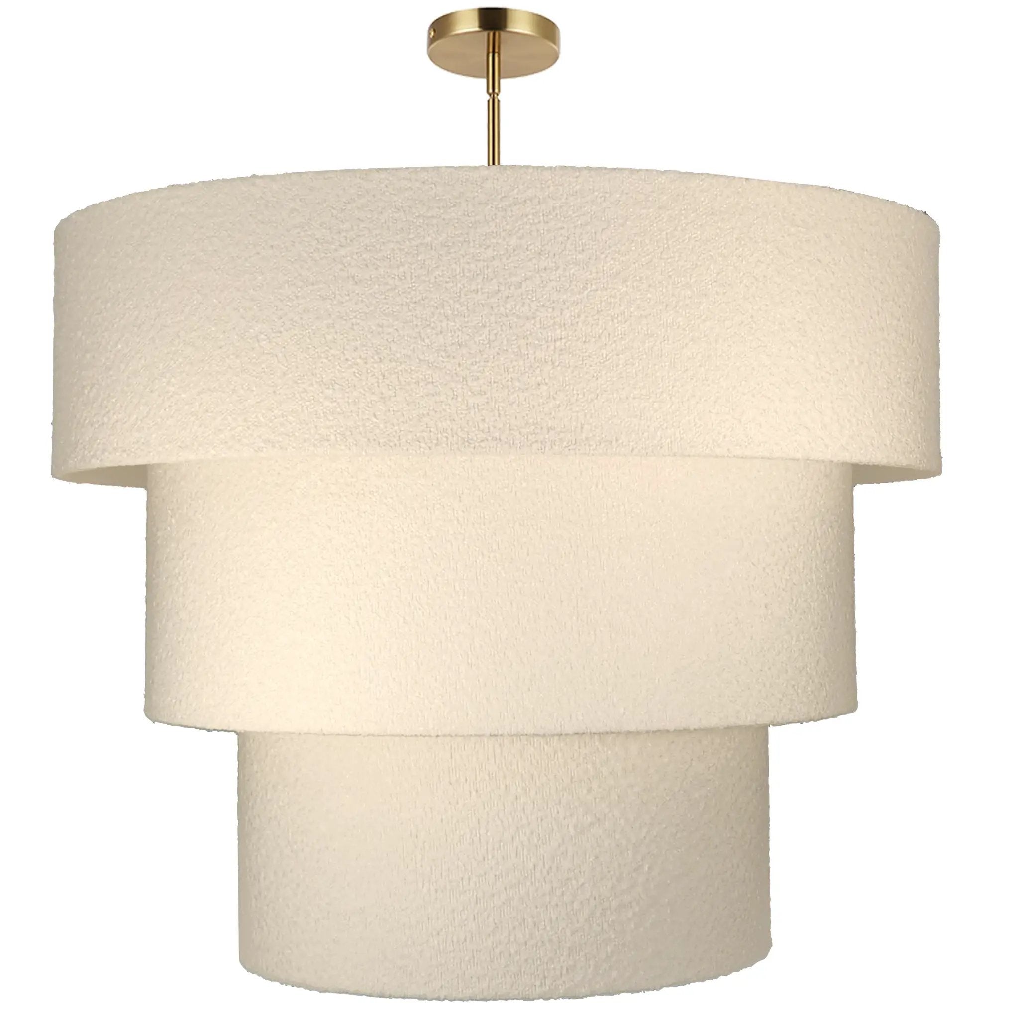 aged brass pendant light