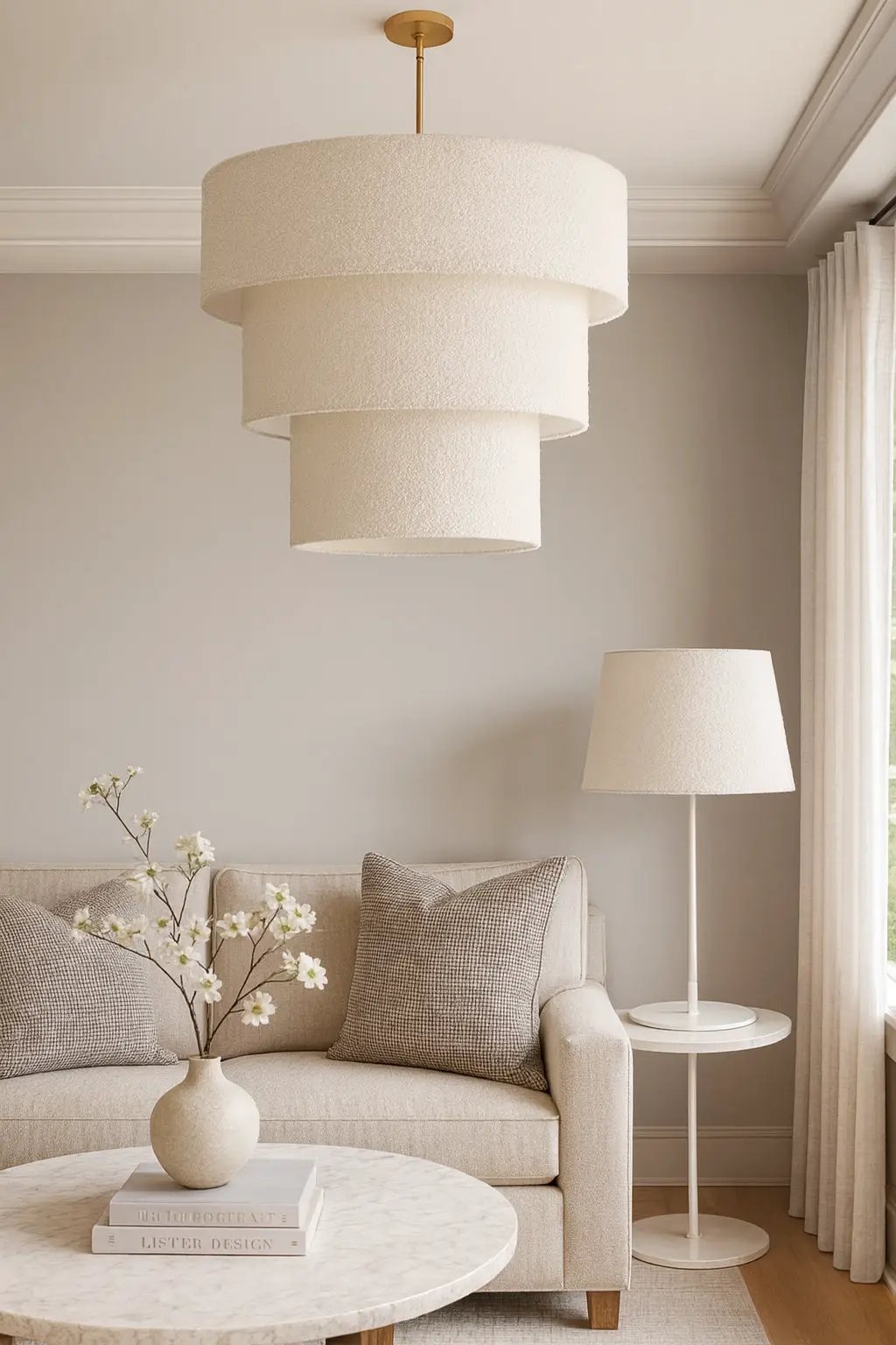 aged brass pendant light