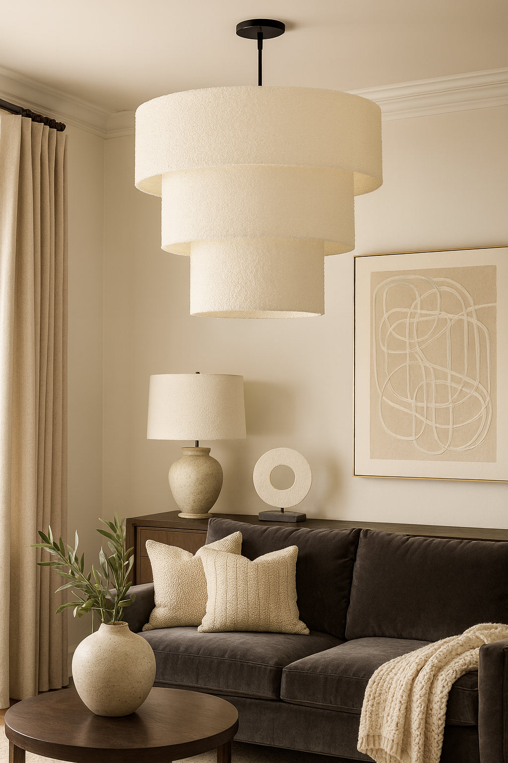 matte black pendant light