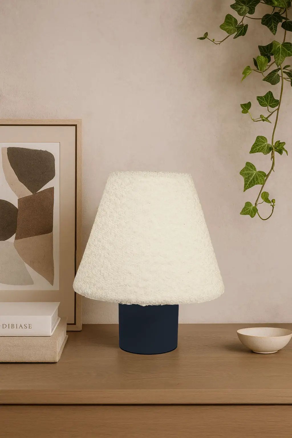 matte black table lamp