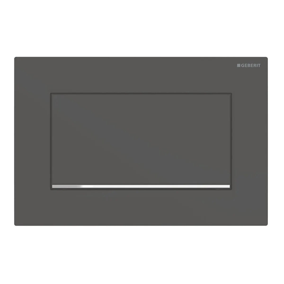 Geberit 115.899.KH.1 Placca Di Comando Twinline 30 Per Risciacquo A Due Quantita Finitura Cromo Lucido Satinato