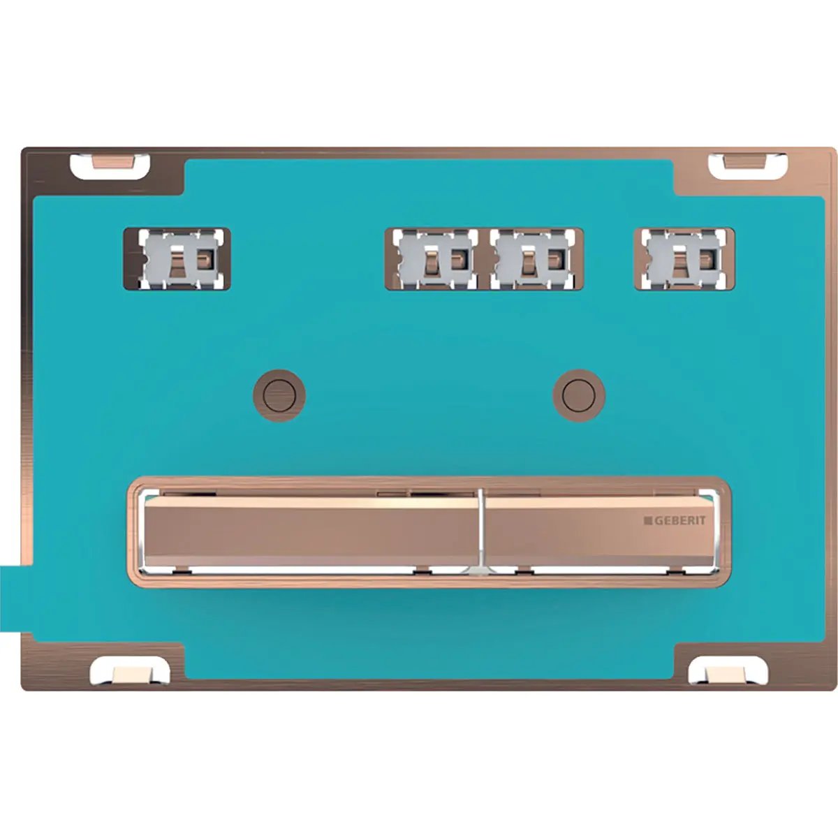 red gold actuator plate