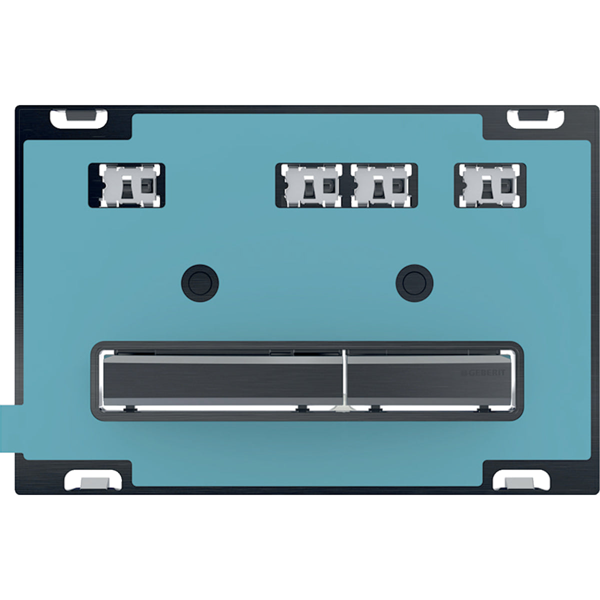 black chrome actuator plate