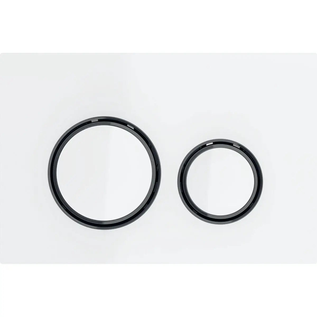 Geberit Sigma 21 Actuator Plate for Dual Flush - Black Chrome by Geberit