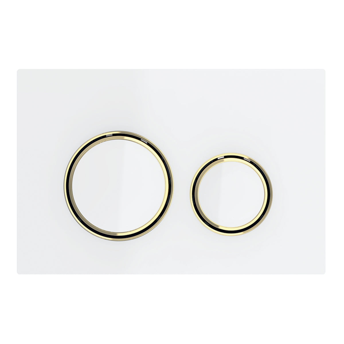 Geberit Sigma 21 Actuator Plate for Dual Flush - Brass