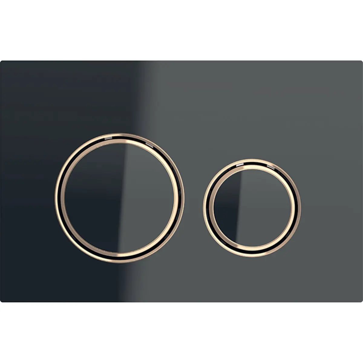 Geberit Sigma 21 Actuator Plate for Dual Flush - Red Gold by Geberit