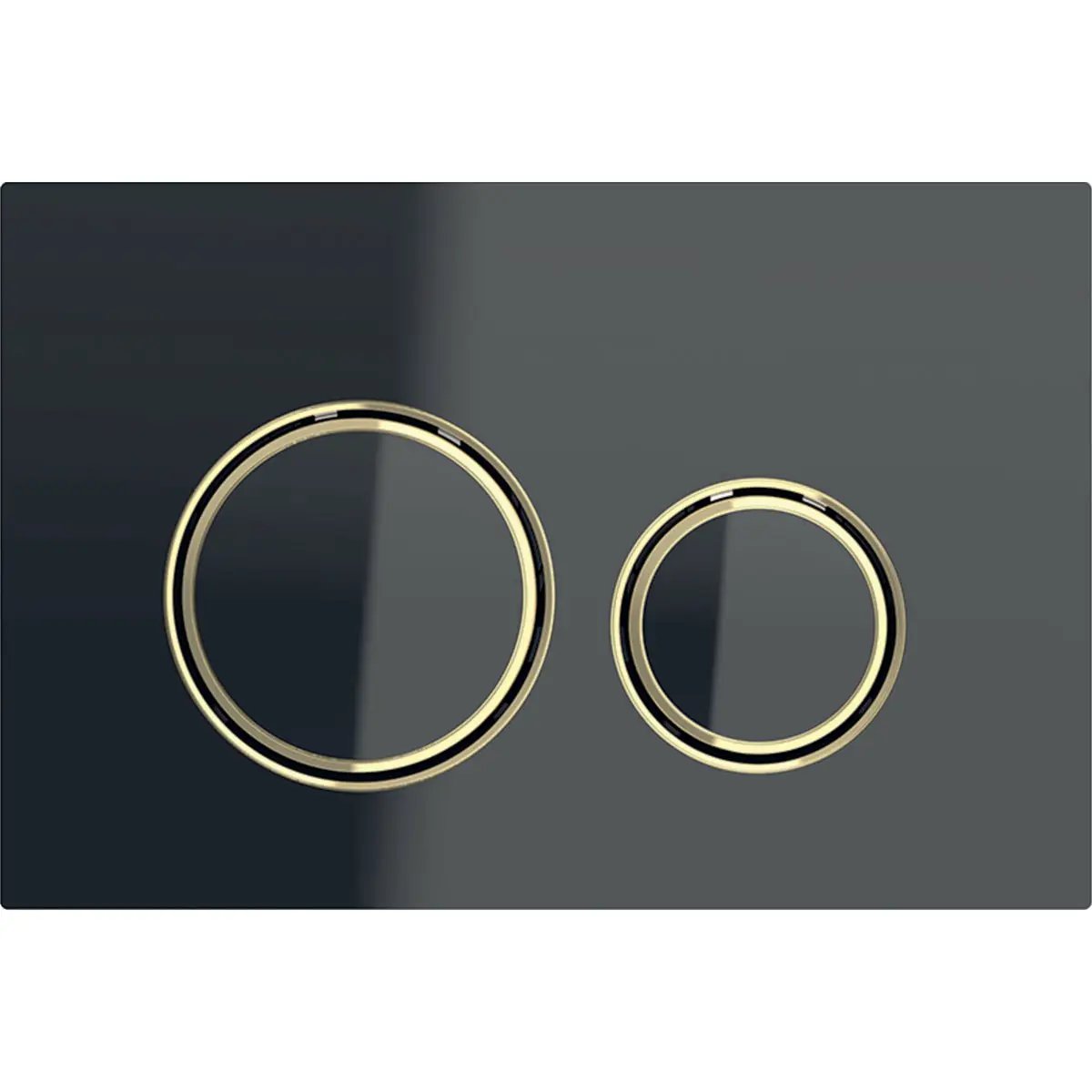 Geberit Sigma 21 Actuator Plate for Dual Flush - Brass by Geberit
