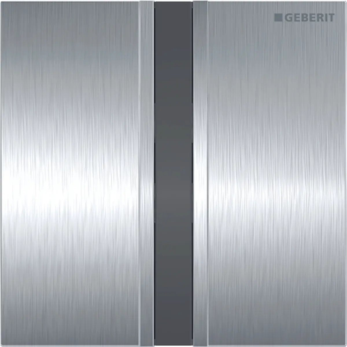 brushed chrome flush control