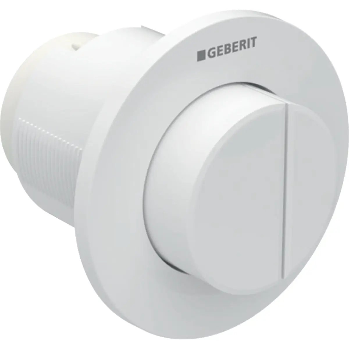 alpine white flush actuation