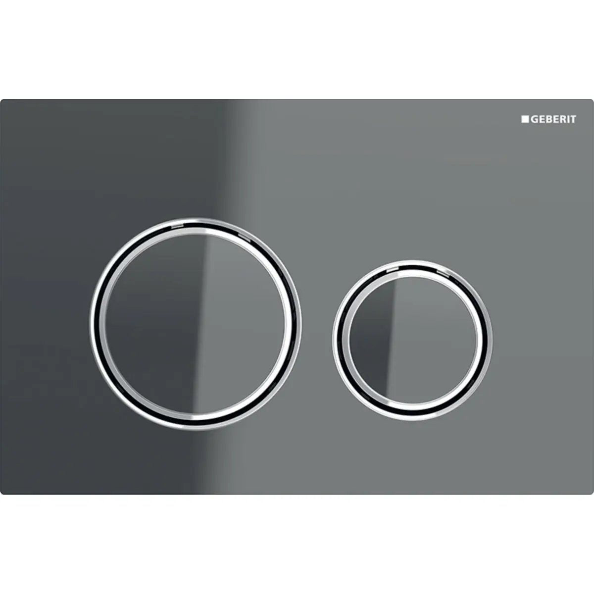 Geberit Sigma 21 Actuator Plate for Dual Flush - Chrome Plated by Geberit