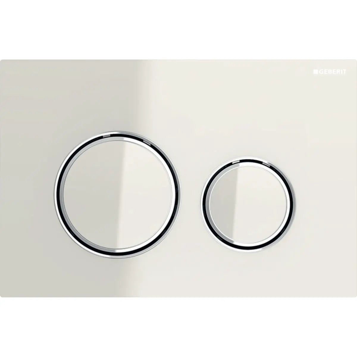Geberit Sigma 21 Actuator Plate for Dual Flush - Chrome Plated by Geberit