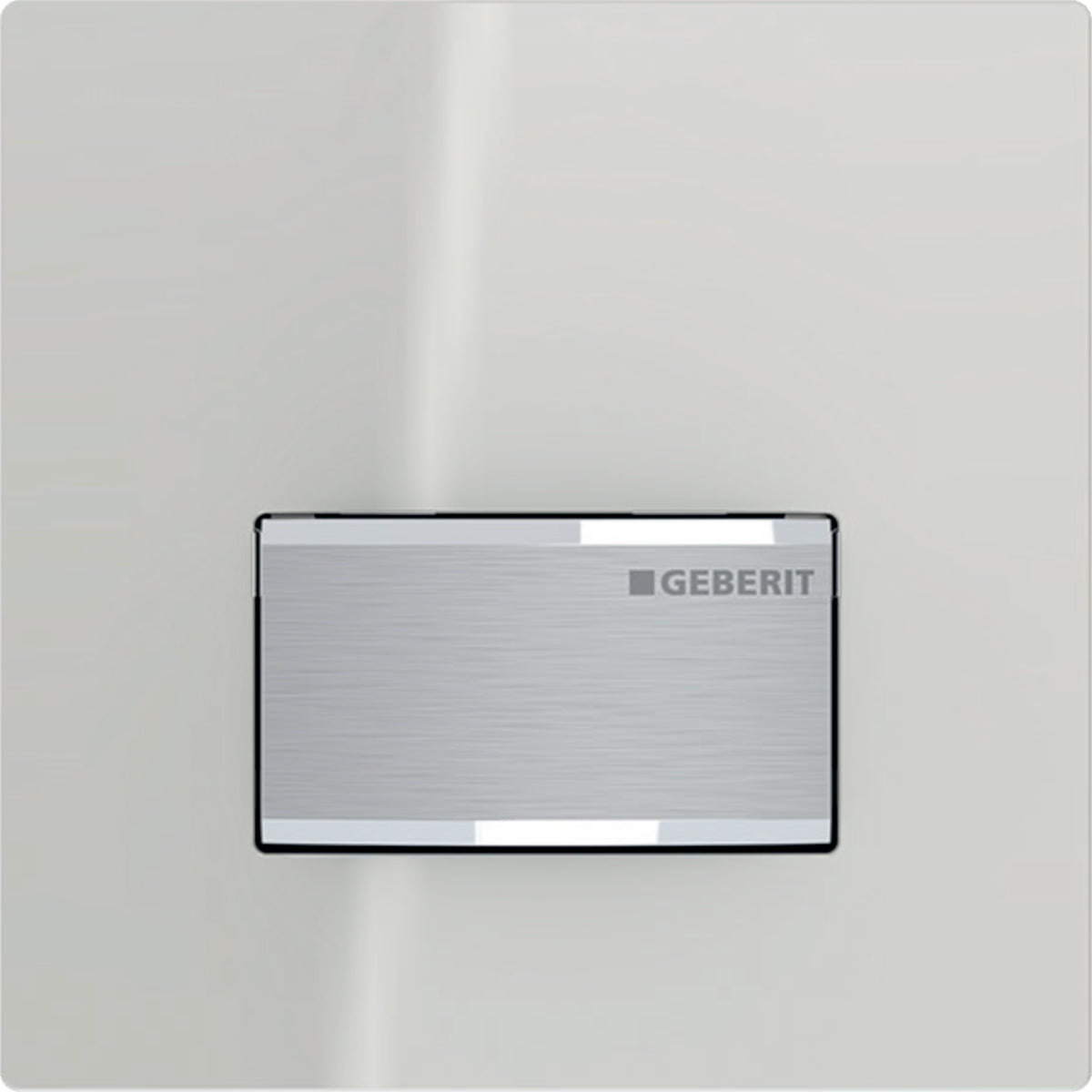 Geberit Urinal Flush Control with Pneumatic Flush Actuation and Type 50 Actuator Plate