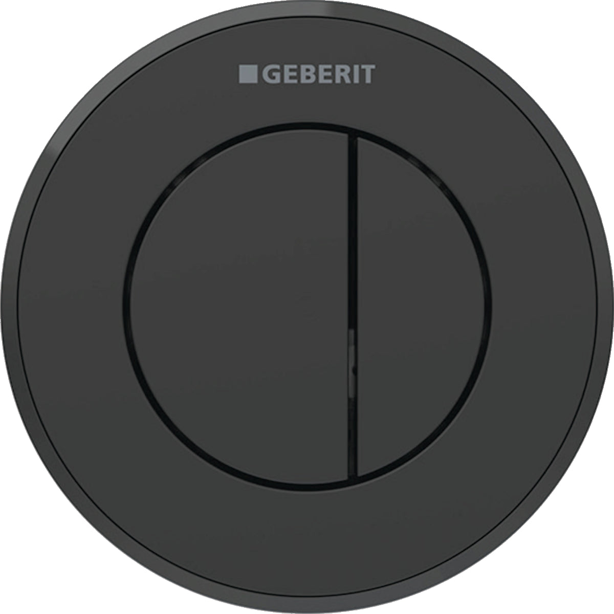 matte black with gloss black accent flush actuation