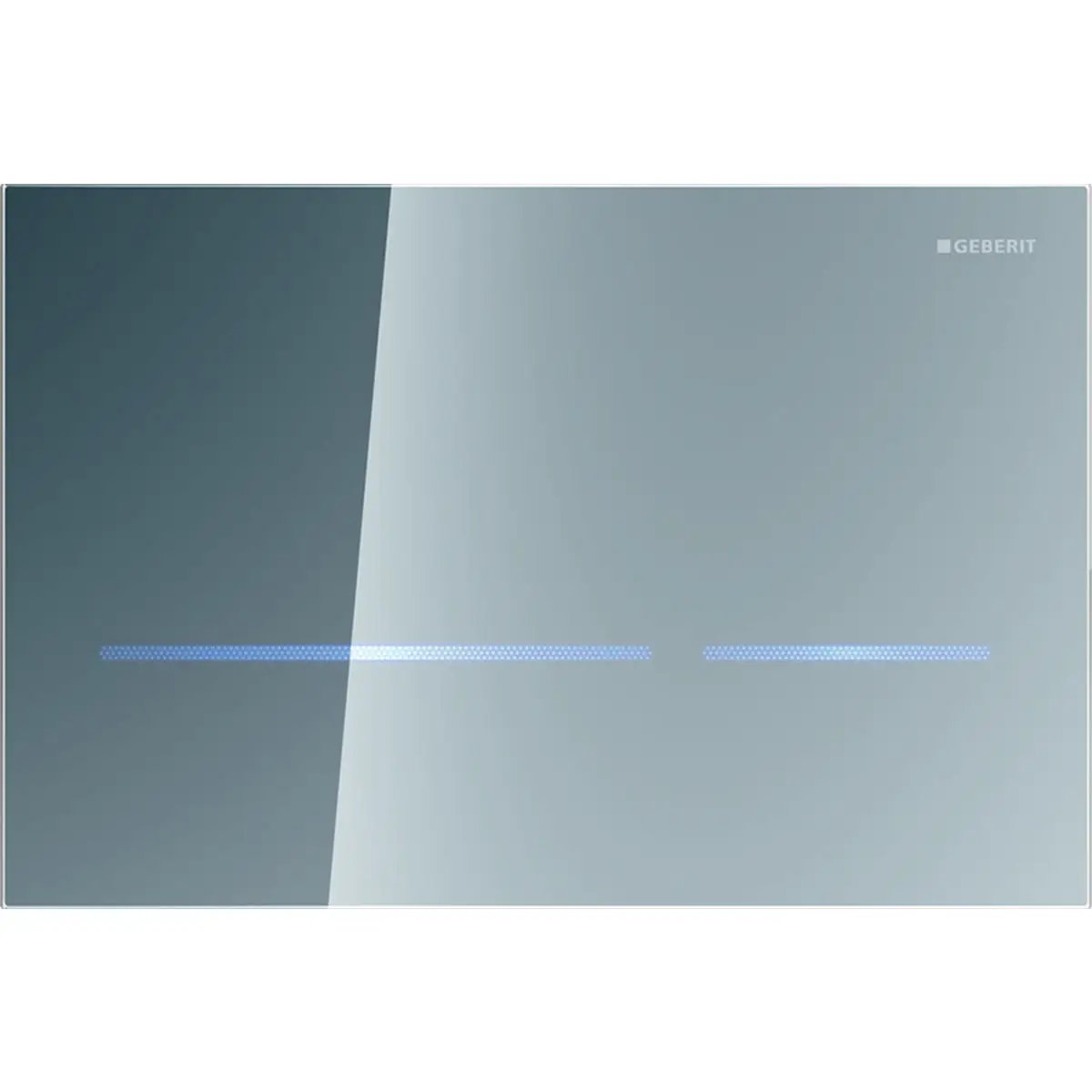 Geberit Toilet Flush Control with Electronic Flush Actuation, Mains Operation, Dual Flush and Sigma 80 Actuator Plate Touchless by Geberit
