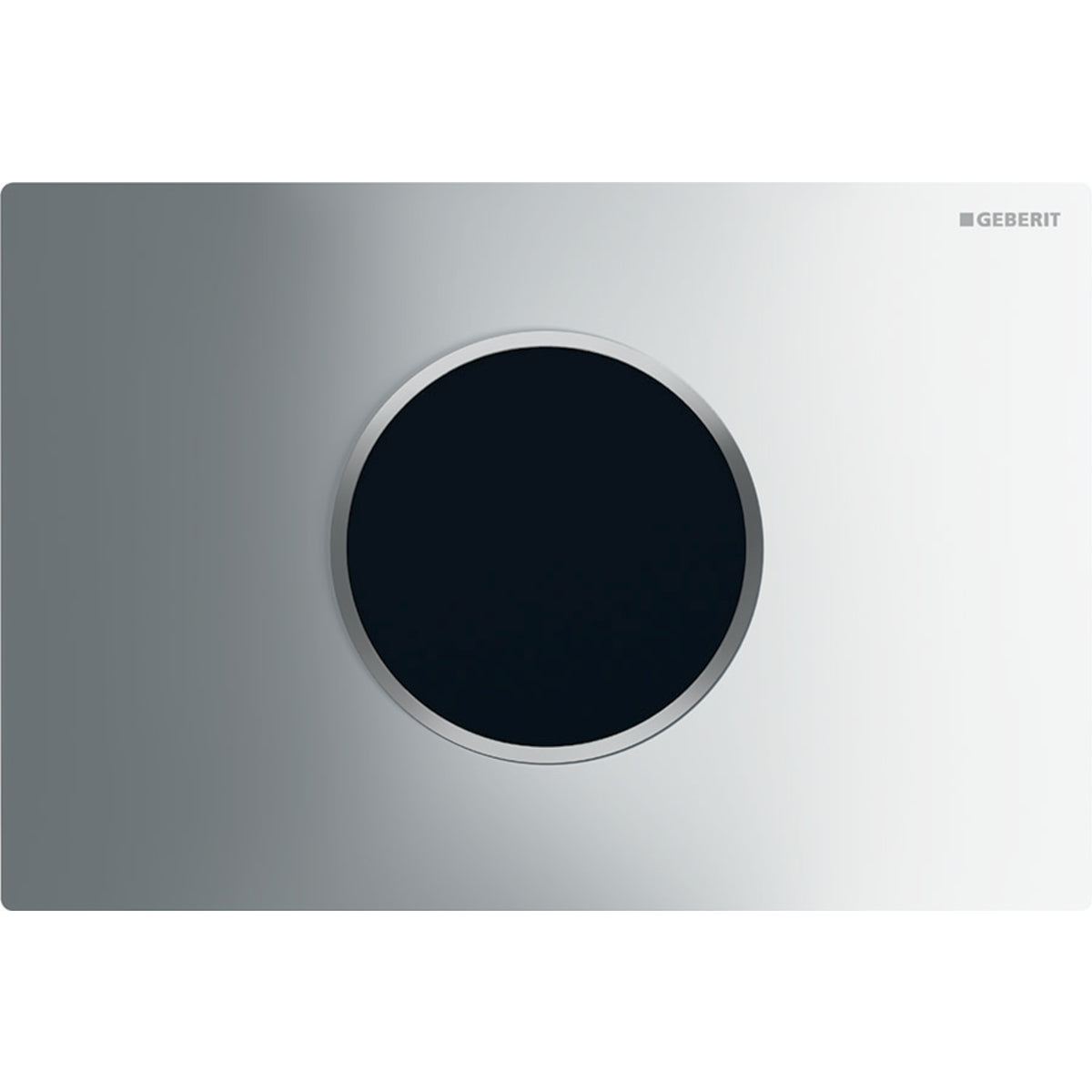 Geberit Toilet Flush Control with Electronic Flush Actuation, Mains Operation, Dual Flush and Sigma 10 Actuator Plate Automatic/Touchless by Geberit