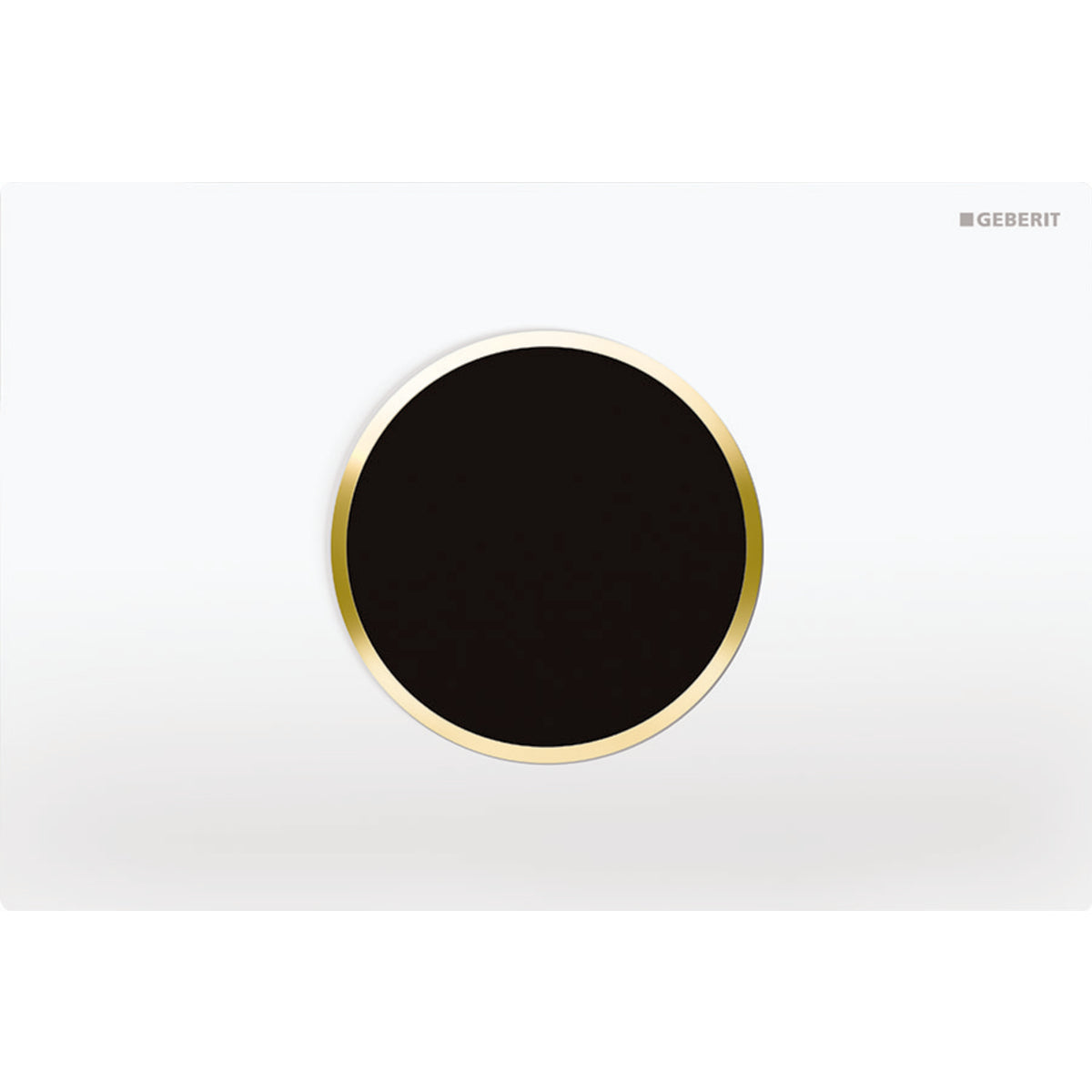 Geberit Toilet Flush Control with Electronic Flush Actuation, Mains Operation, Dual Flush and Sigma 10 Actuator Plate Automatic/Touchless