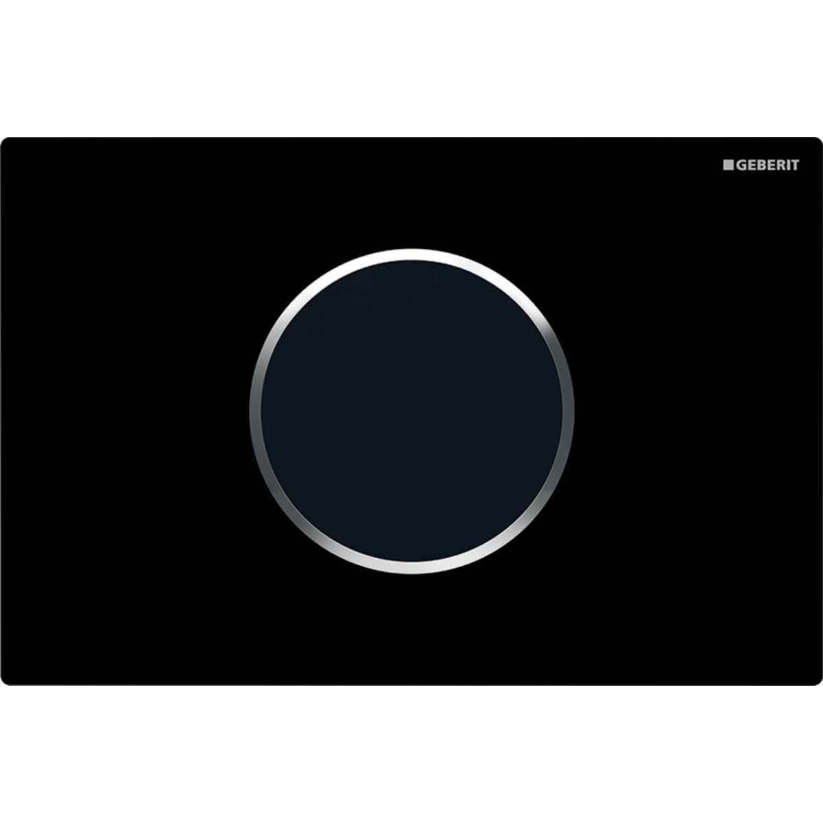 Geberit Toilet Flush Control with Electronic Flush Actuation, Mains Operation, Dual Flush and Sigma 10 Actuator Plate Automatic/Touchless by Geberit
