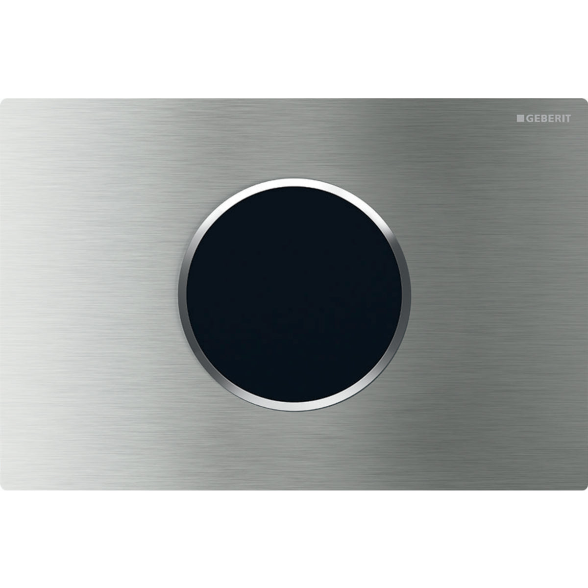 Geberit Toilet Flush Control with Electronic Flush Actuation, Mains Operation, Dual Flush and Sigma 10 Actuator Plate Automatic/Touchless by Geberit