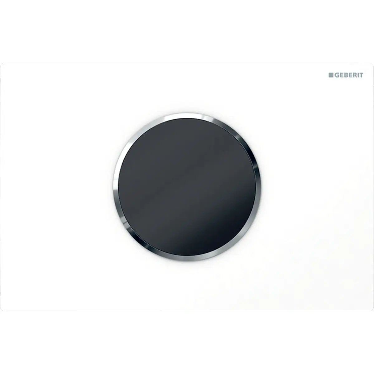 Geberit Toilet Flush Control with Electronic Flush Actuation, Battery Operation, Dual Flush and Sigma 10 Actuator Plate Automatic/Touchless by Geberit