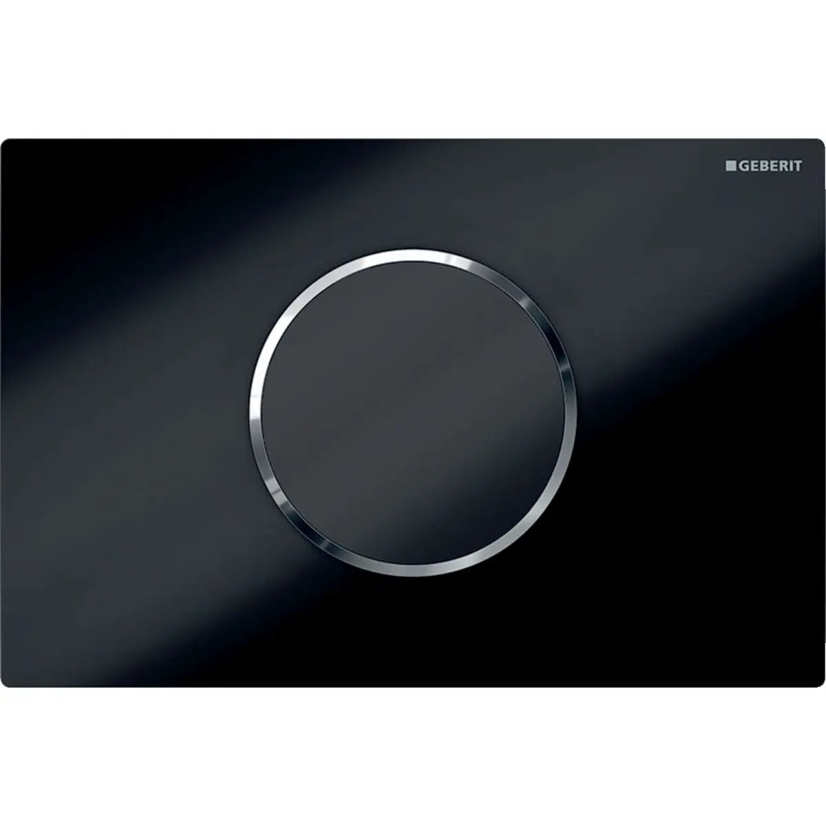 Geberit Toilet Flush Control with Electronic Flush Actuation, Battery Operation, Dual Flush and Sigma 10 Actuator Plate Automatic/Touchless by Geberit