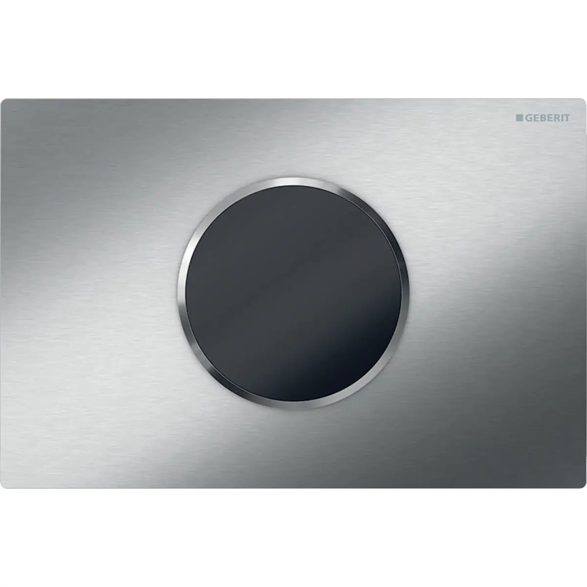 Geberit Toilet Flush Control with Electronic Flush Actuation, Battery Operation, Dual Flush and Sigma 10 Actuator Plate Automatic/Touchless by Geberit