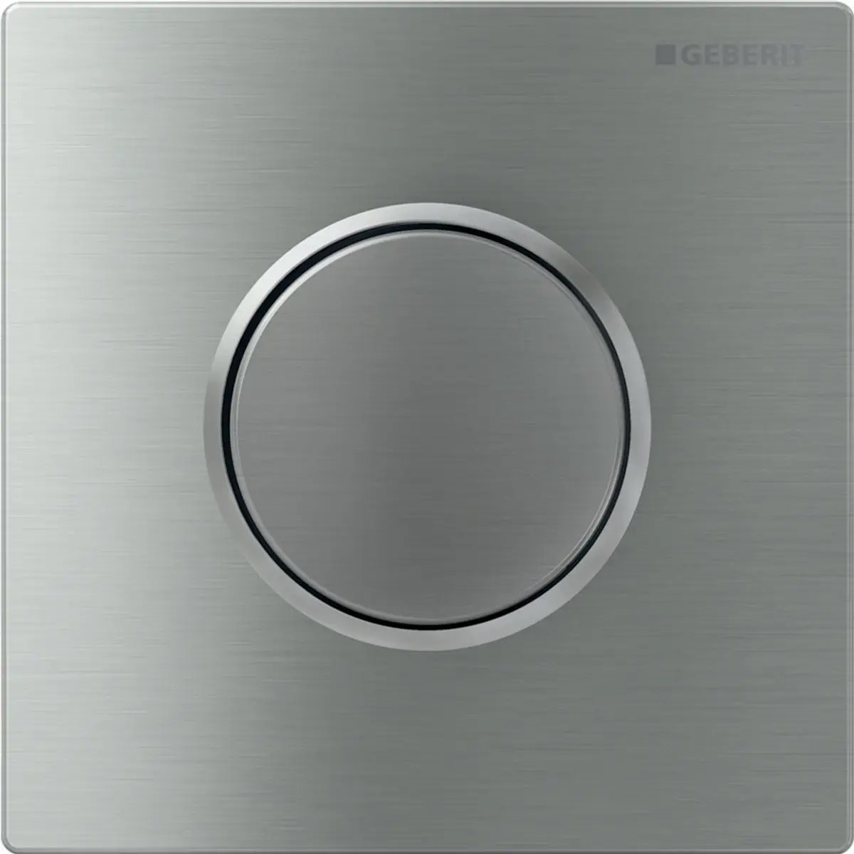 Geberit Urinal Flush Control with Pneumatic Flush Actuation and Type 10 Actuator Plate by Geberit